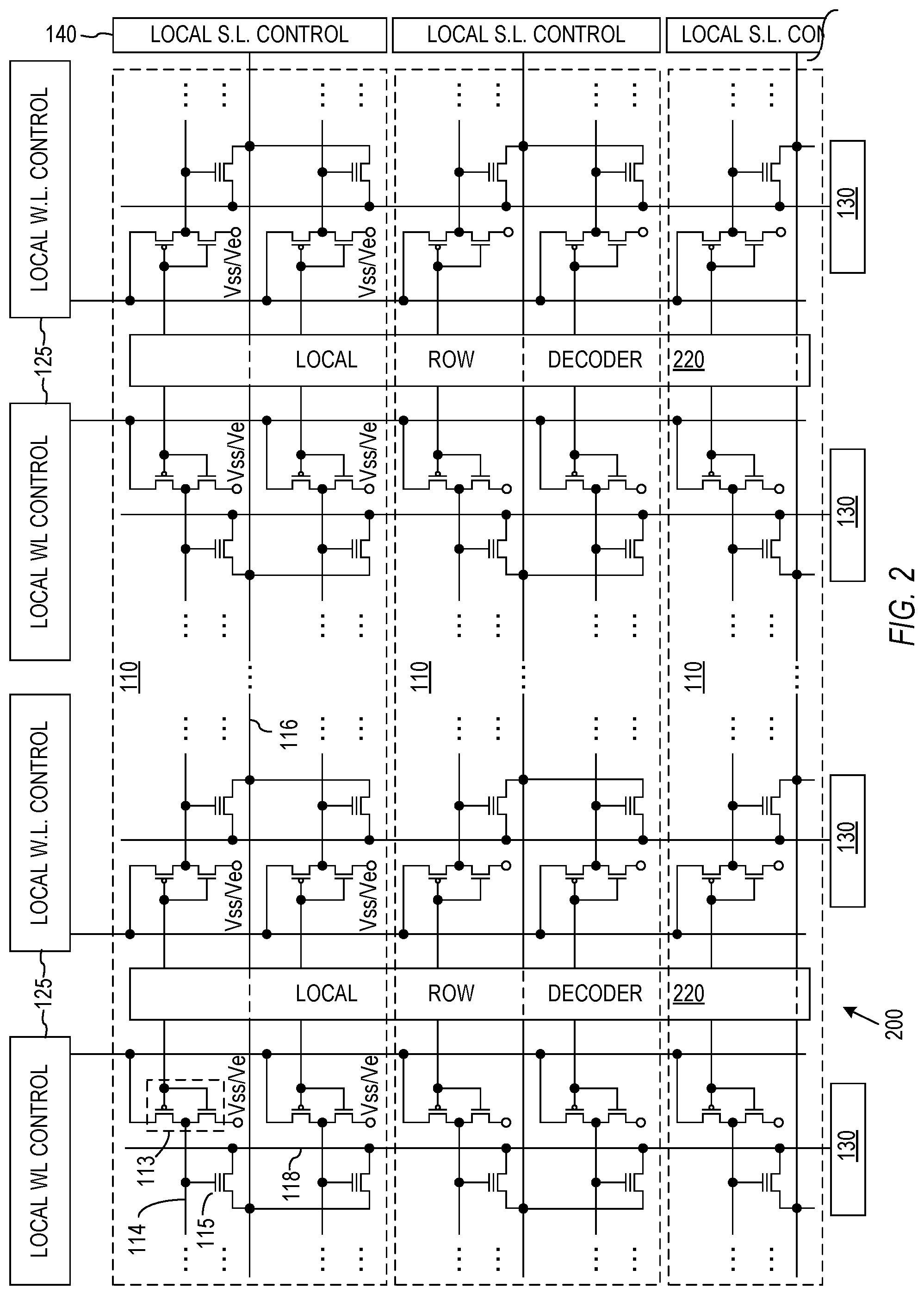 Patent drawing from US 10,978,159, Programming nonvolatile memory cells through a series of predetermined threshold voltages