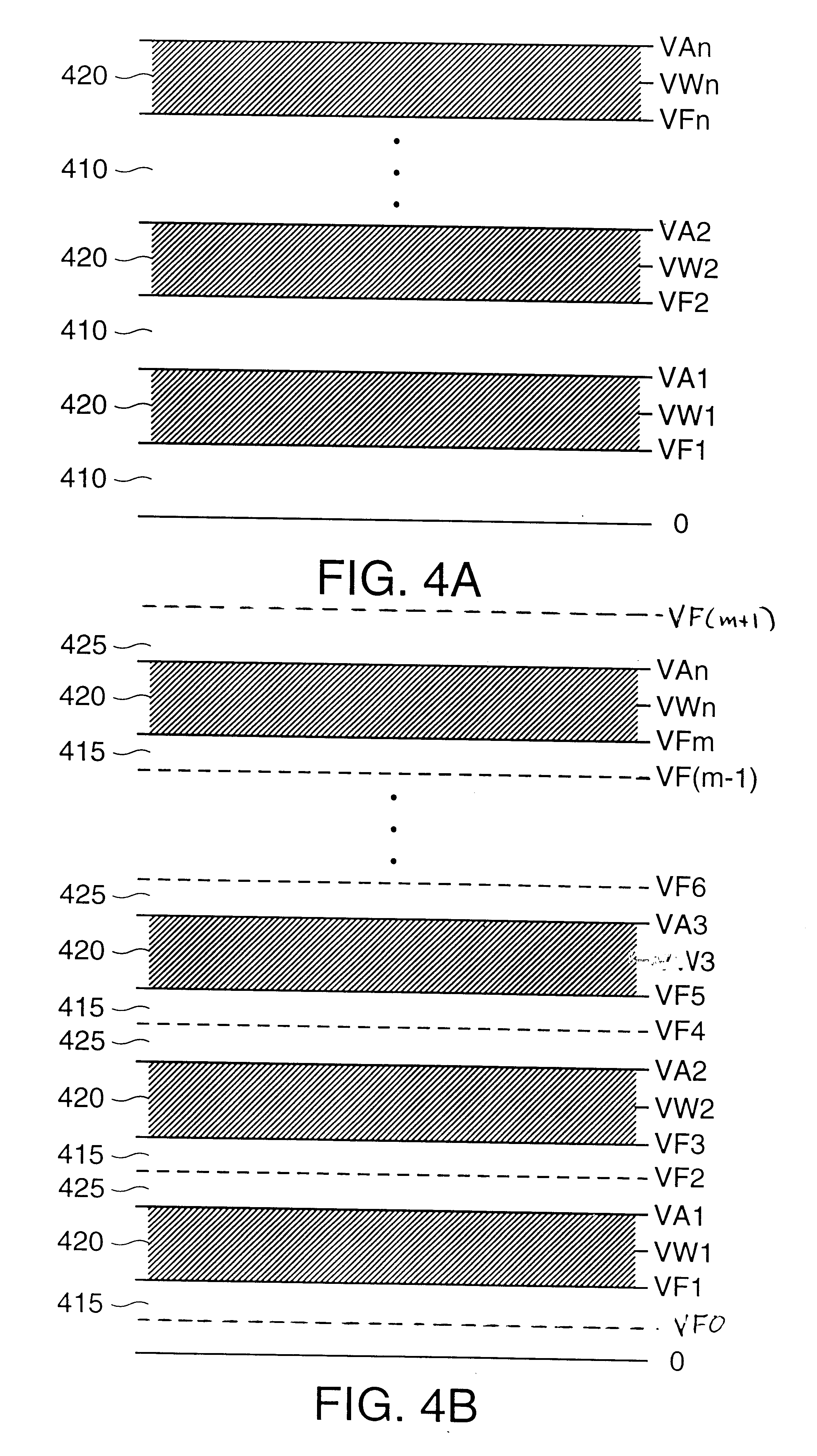Patent drawing from US 6,307,776, Multi-bit-per-cell flash EEPROM memory with refresh