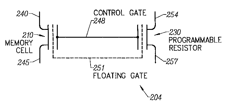 Patent drawing from US 6,456,529, Programmable impedance device