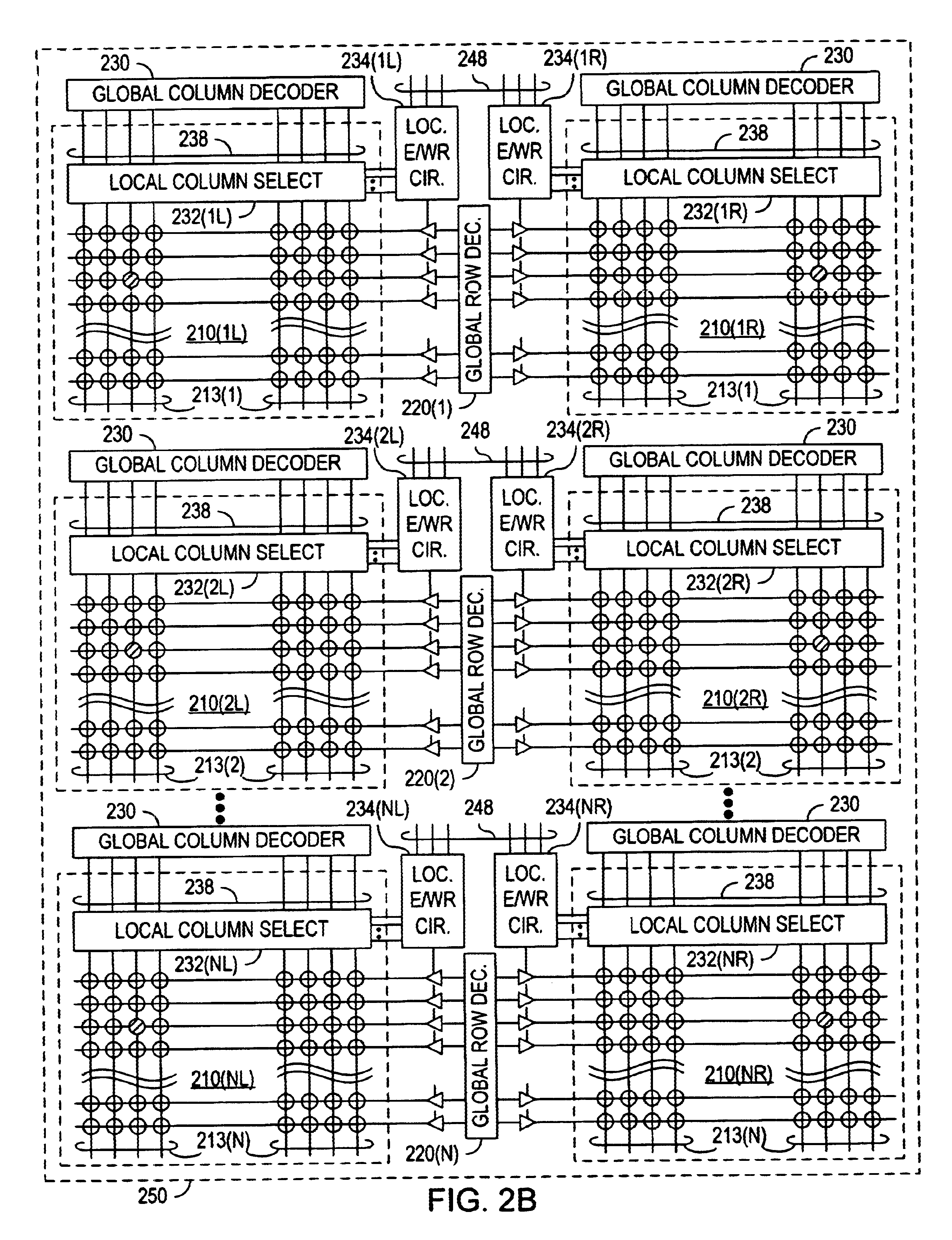 Patent drawing from US 6,662,263, Sectorless flash memory architecture