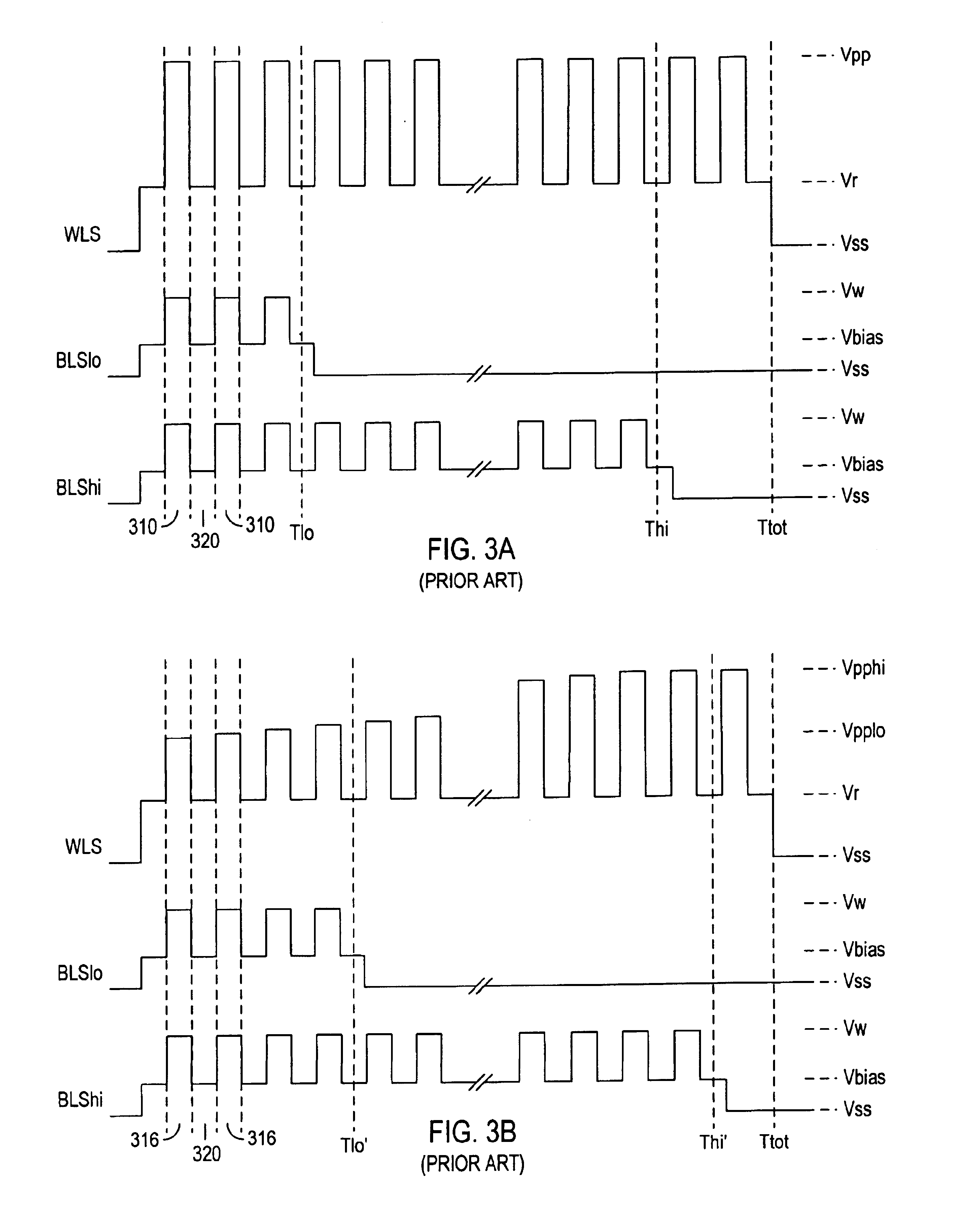 Patent drawing from US 6,882,567, Parallel programming of multiple-bit-per-cell memory cells on a continuous word line