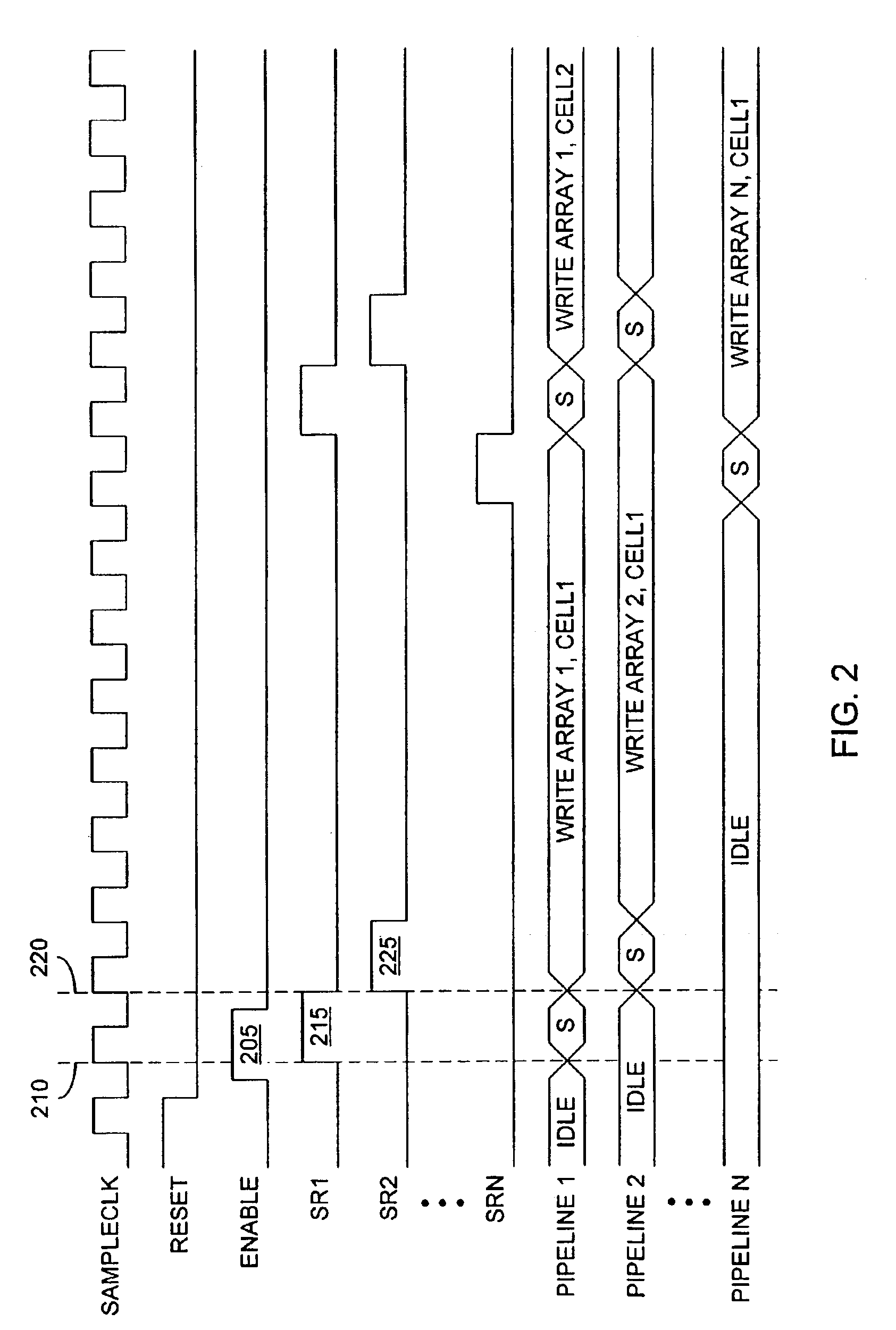 Patent drawing from US 6,944,058, High data rate write process for non-volatile flash memories