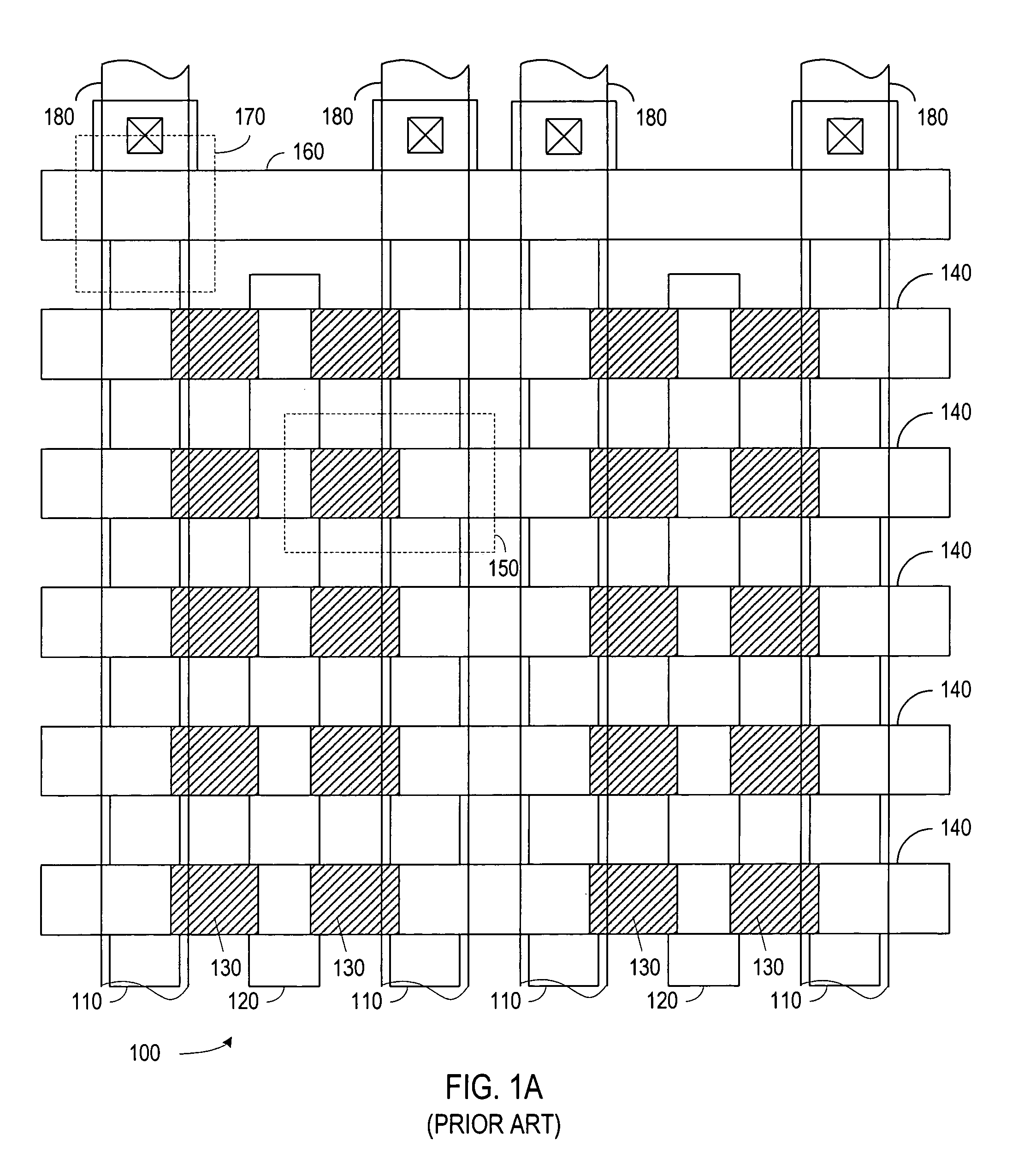 Patent drawing from US 7,061,801, Contactless bidirectional nonvolatile memory