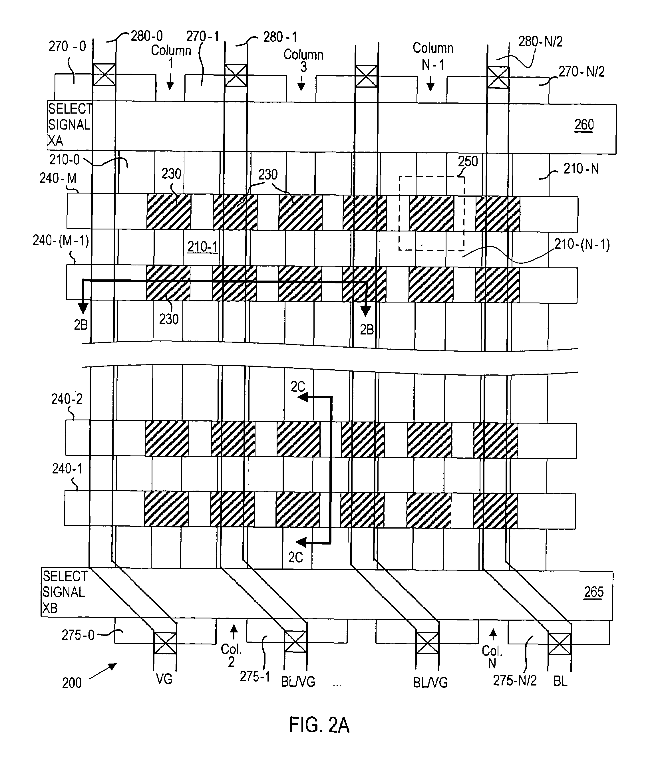 Patent drawing from US 7,061,801, Contactless bidirectional nonvolatile memory