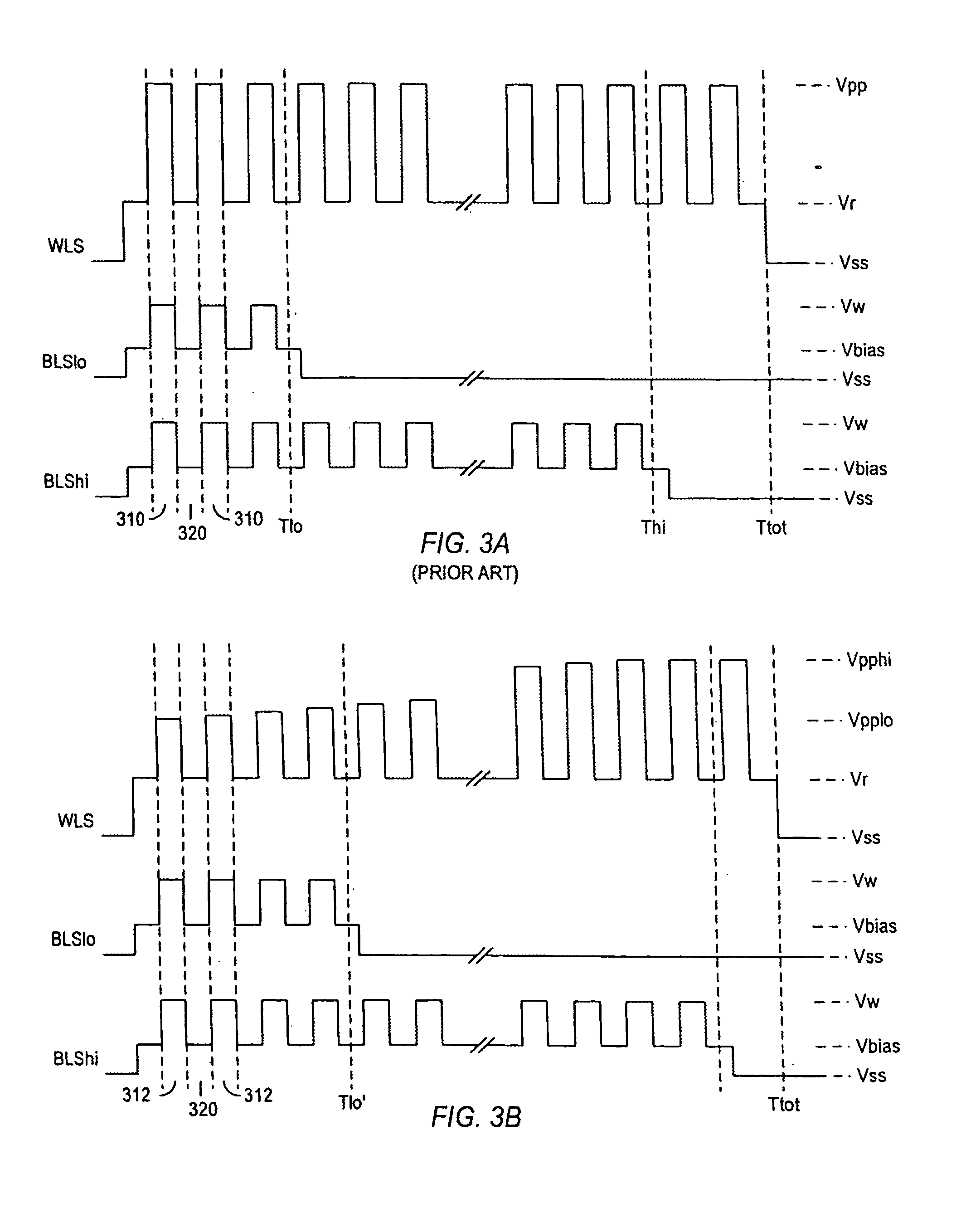 Patent drawing from US 7,139,192, Programming of multi-level memory cells on a continuous word line