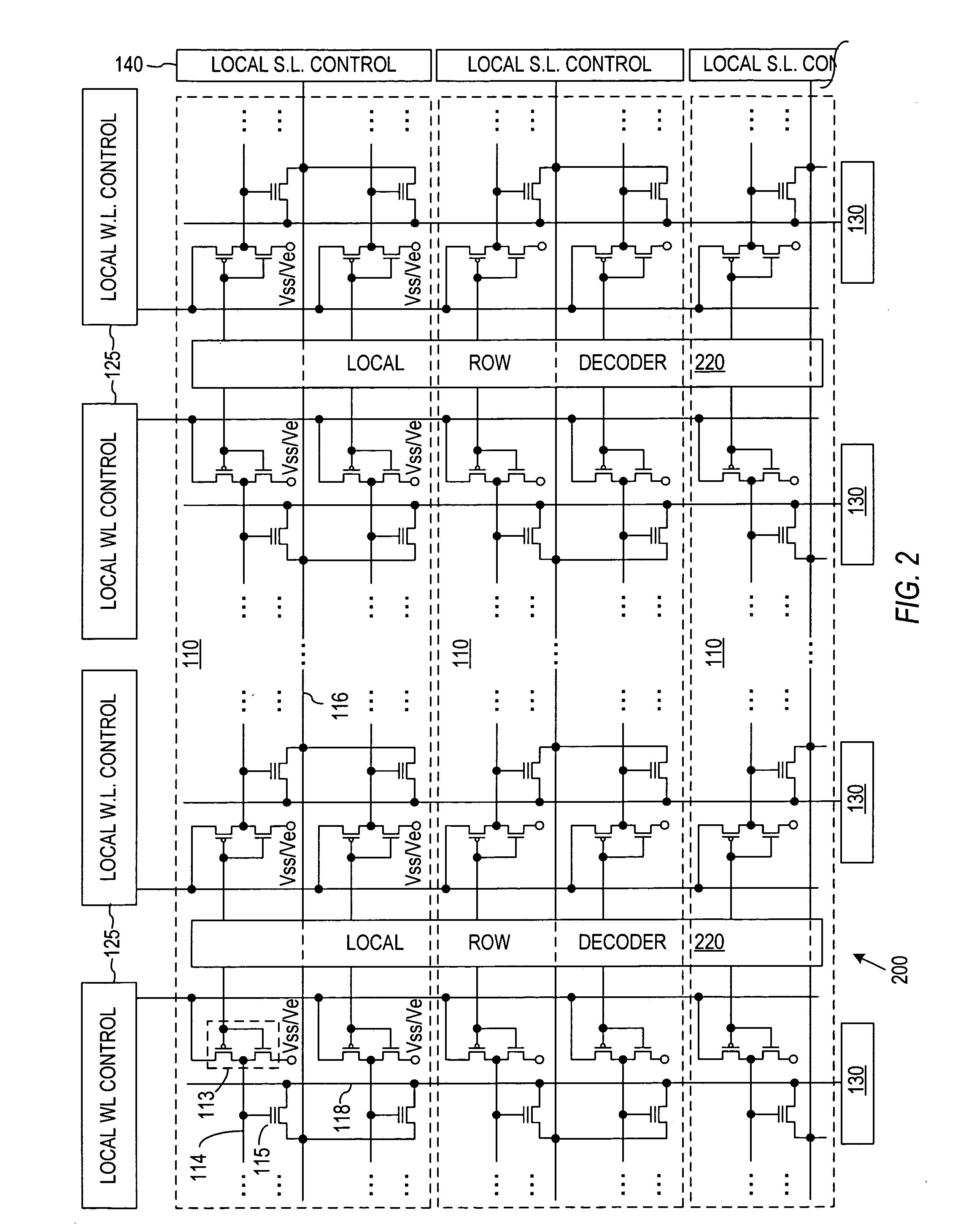 Patent drawing from US 7,656,710, Adaptive operations for nonvolatile memories